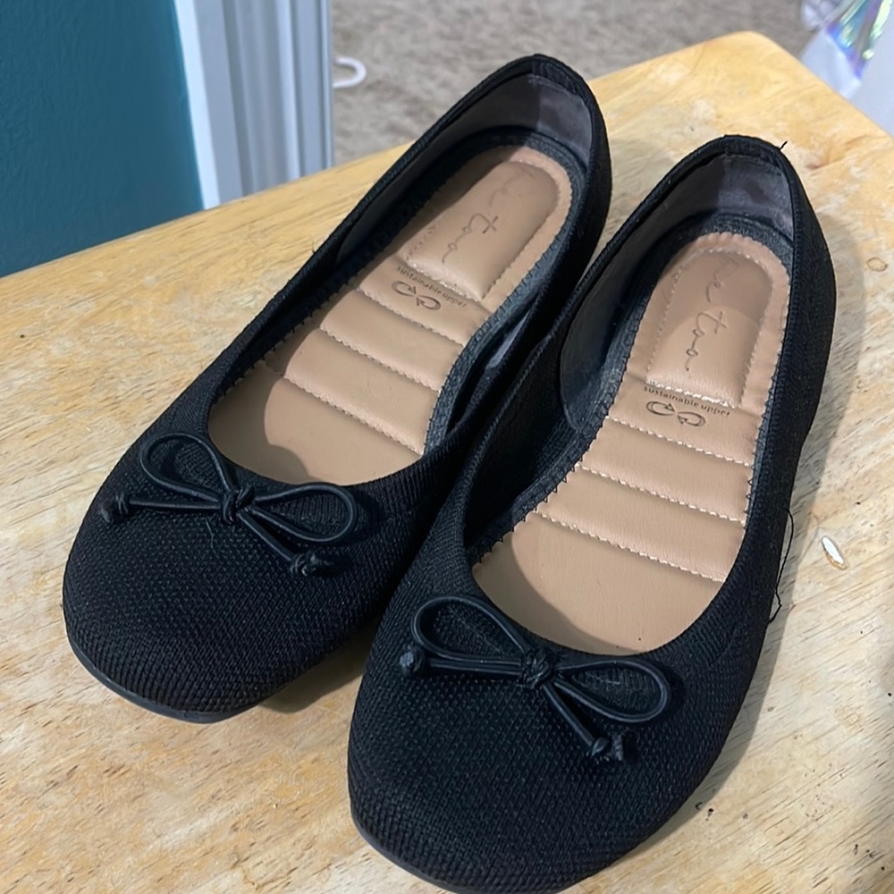8M Black Ballet Slippers